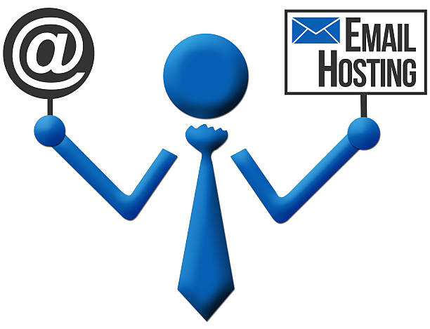 Human Icon with tie holding at sign and signboard in hands. Human Icon with tie holding at sign and signboard in hands.